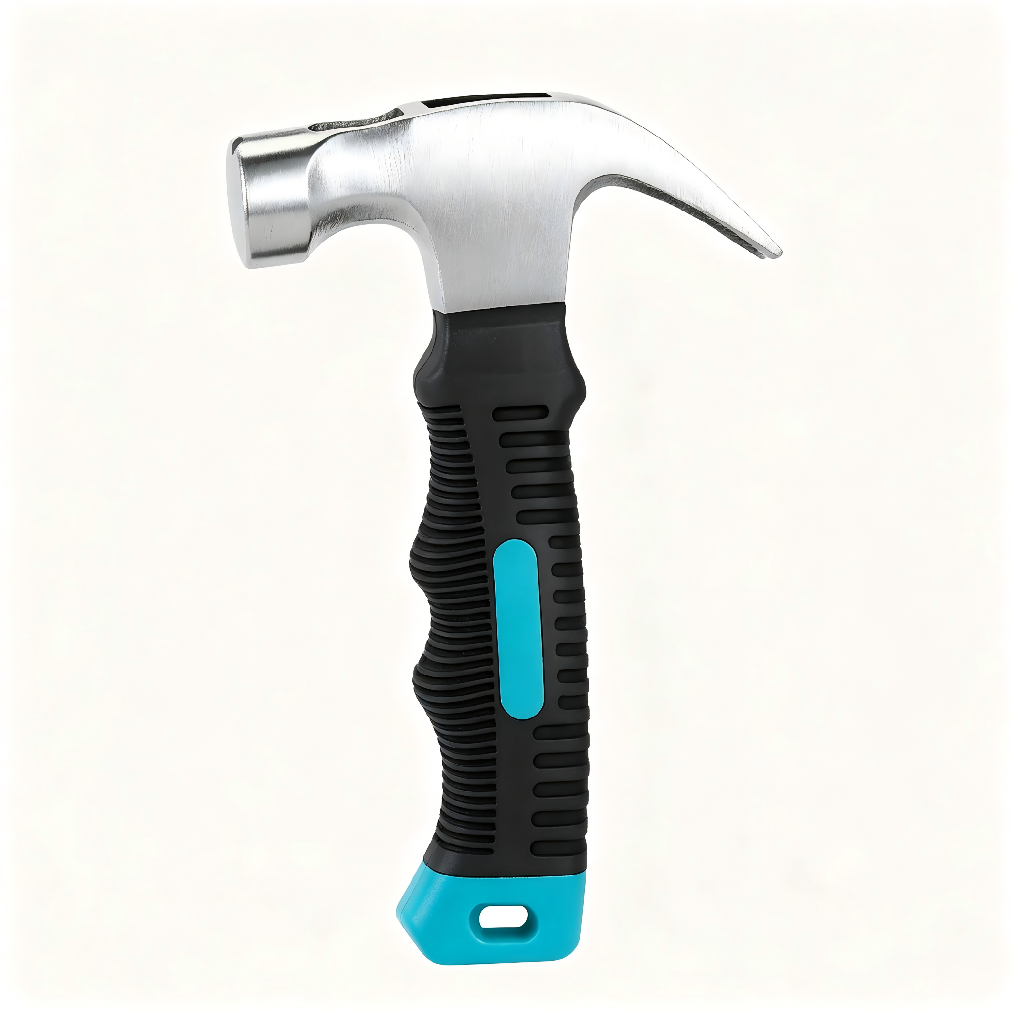 Claw Hammer, Heavy‑Duty Forged Steel Hammer with Non‑Slip Rubber Grip Handle for Home Repair, Woodworking and Nail Pulling