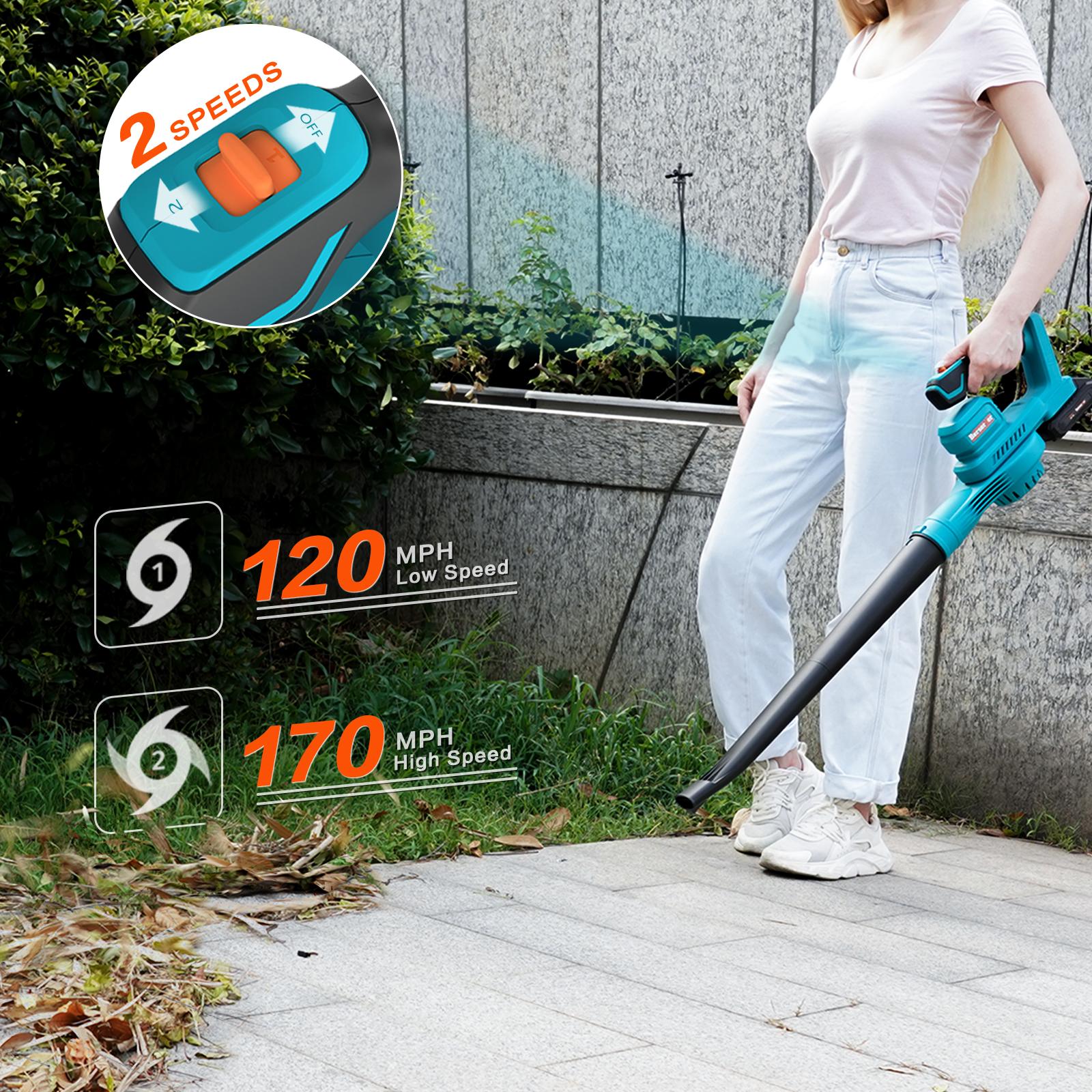 Berserker 20V 12-Inch Cordless String Trimmer/Edger and Leaf Blower Combo Kit + 3X Bonus Spools, 2X2.0Ah Battery and Charger Included,Garden Tool Set,Power Tool Sets