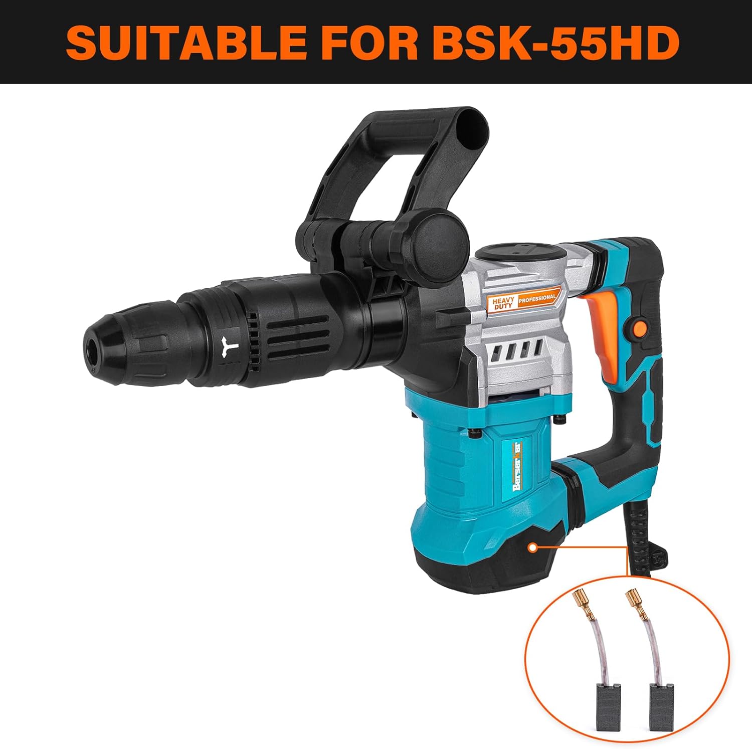 Berserker Demolition Jack Hammer Carbon Brush Replacement Set for BSK-55HD