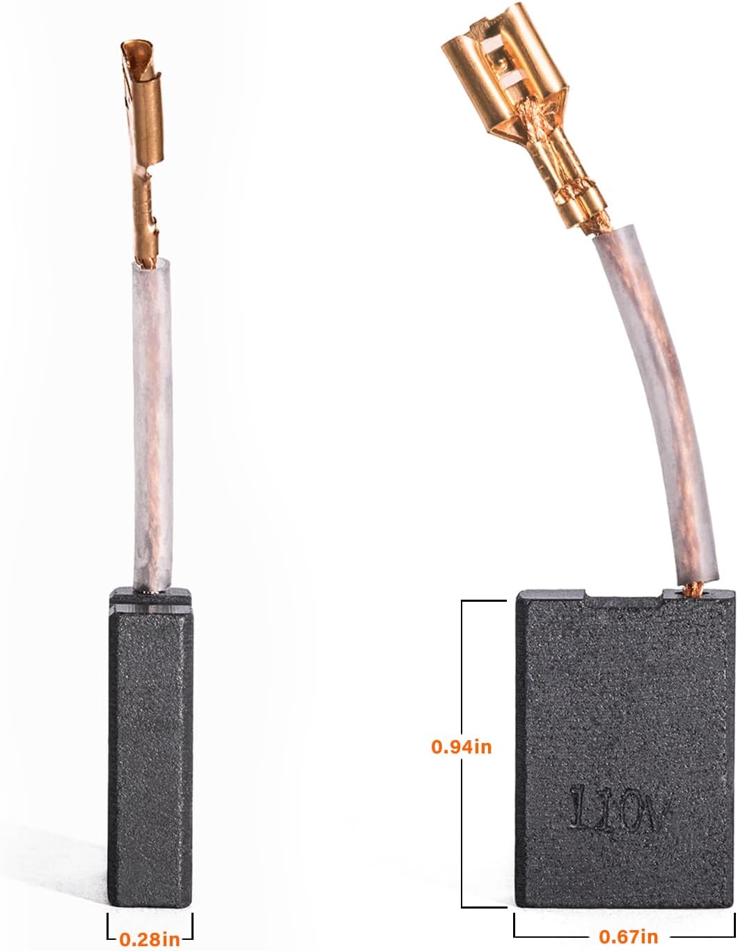 Berserker Demolition Jack Hammer Carbon Brush Replacement Set for BSK-65F