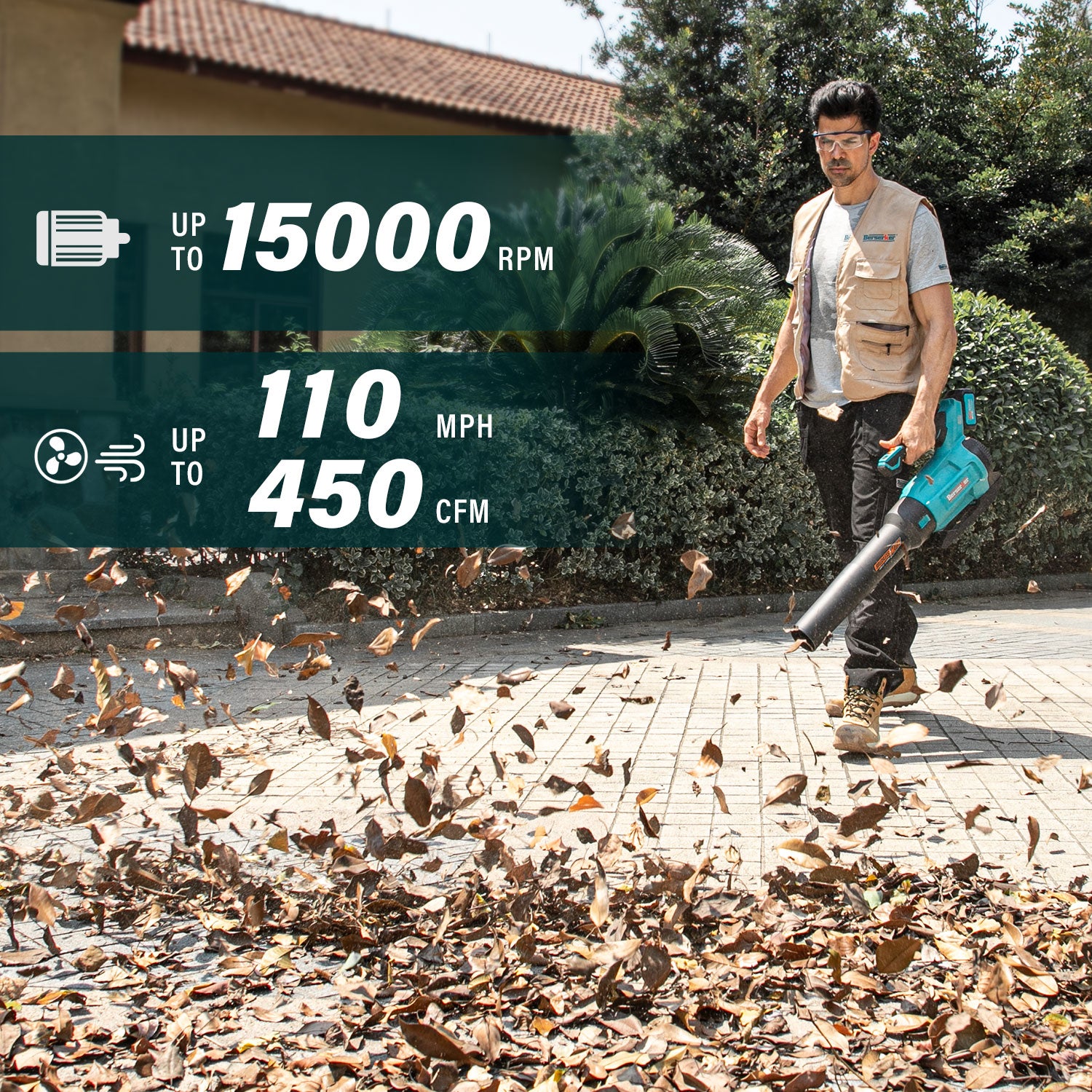 20V Cordless Brushless Leaf Blower